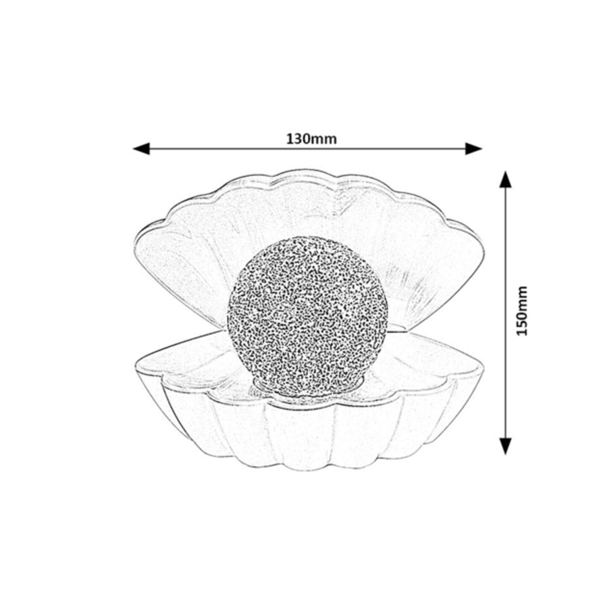 Rabalux - LED RGB dekorationslampe LED/0,8W/3xAAA