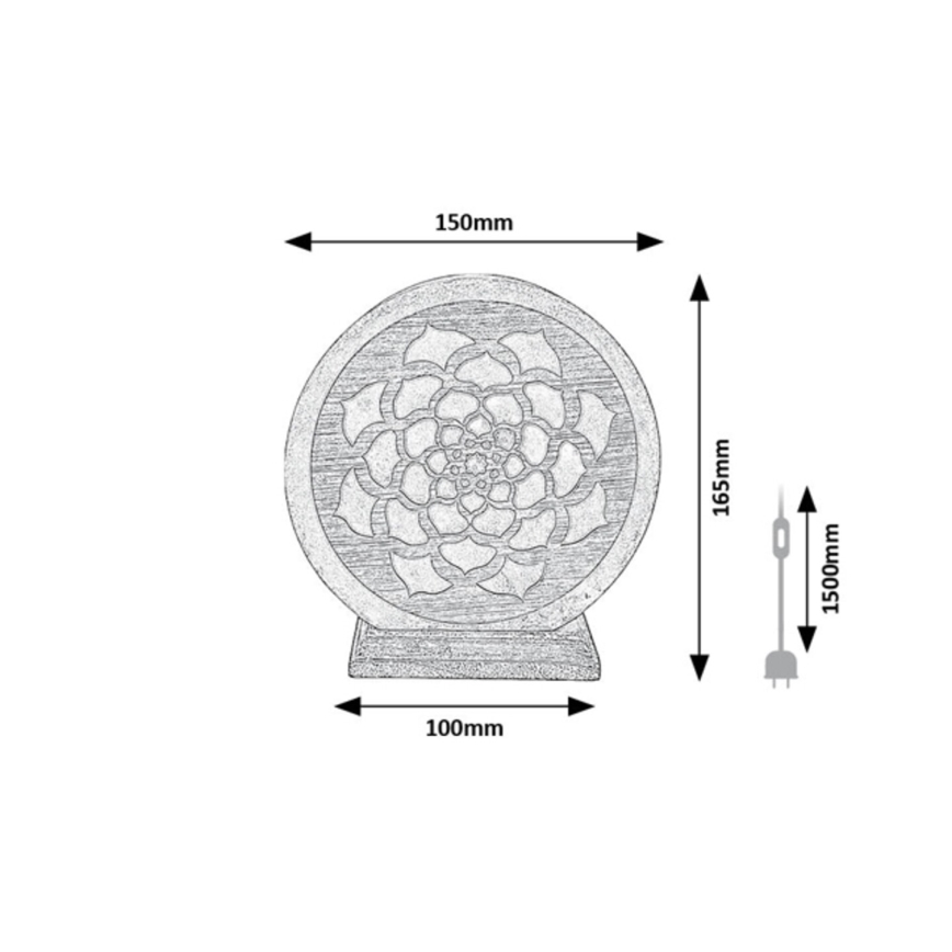 Rabalux - Saltlampe 1xE14/15W/230V