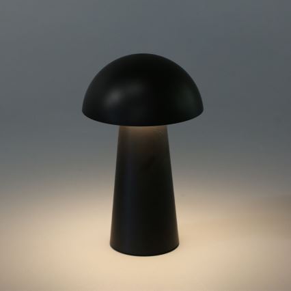 Rabalux - LED dæmpbar berøringsbetjent genopladelig udendørslampe LED/1,5W/5V IP44 1200 mAh USB sort