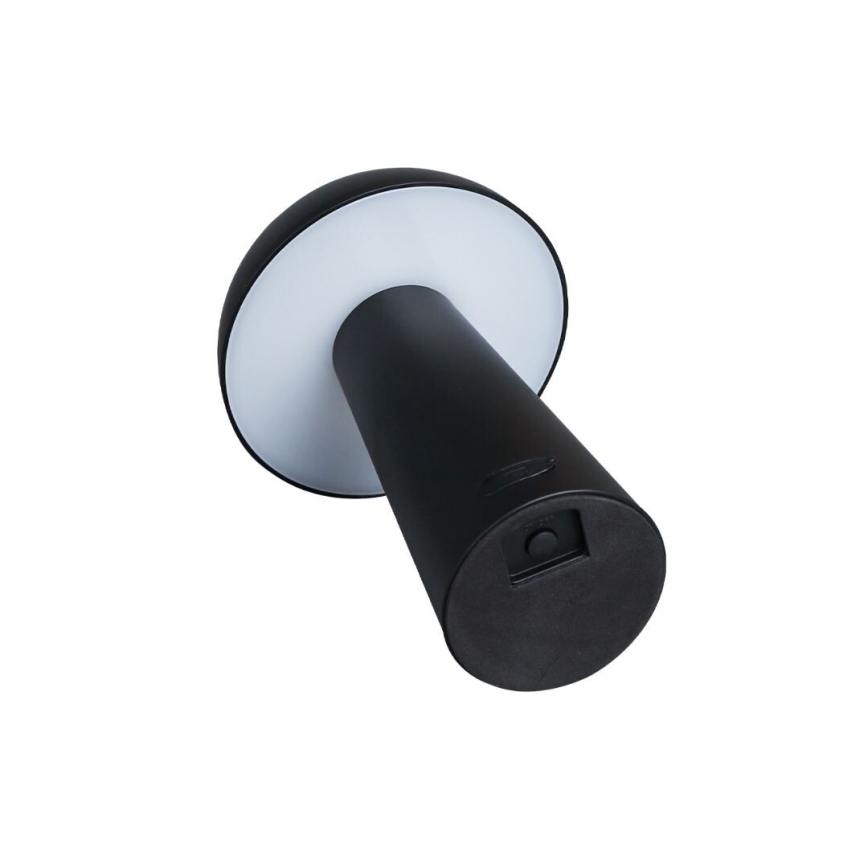 Rabalux - LED dæmpbar berøringsbetjent genopladelig udendørslampe LED/1,5W/5V IP44 1200 mAh USB sort