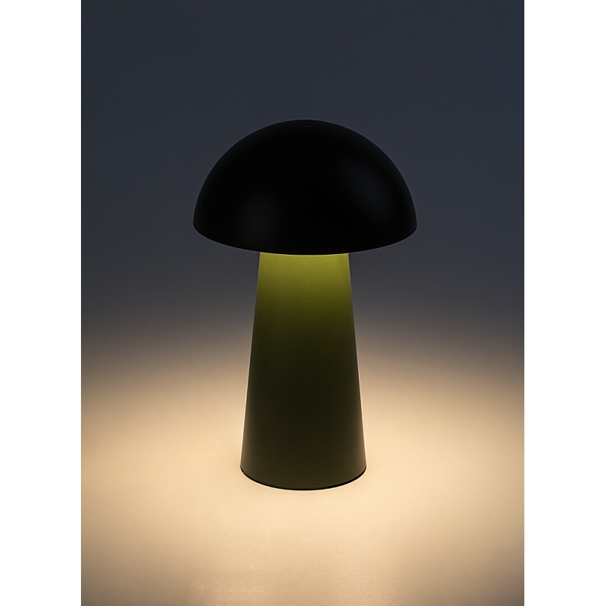 Rabalux - Dæmpbar berøringsbetjent genopladelig udendørslampe LED/1,5W/5V IP44 1200 mAh USB grøn