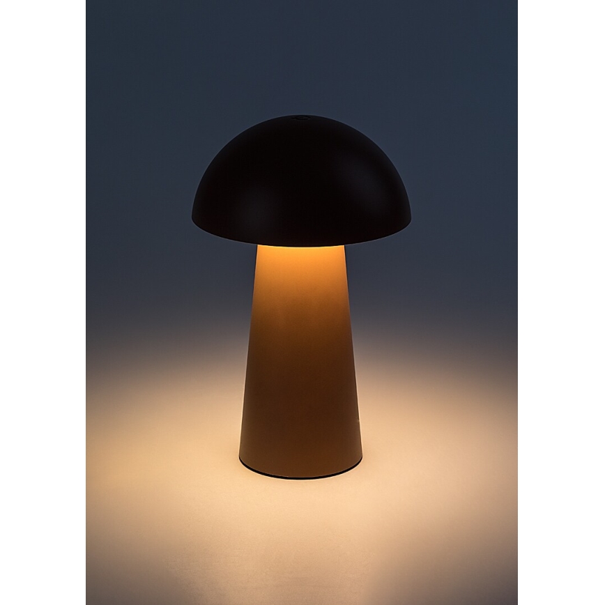 Rabalux - Dæmpbar, berøringsbetjent og genopladelig udendørslampe LED/1,5W/5V IP44 1200 mAh USB brun