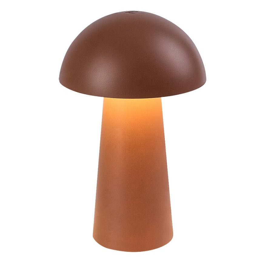 Rabalux - Dæmpbar, berøringsbetjent og genopladelig udendørslampe LED/1,5W/5V IP44 1200 mAh USB brun