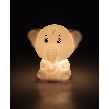 Rabalux - RGB LED berøringsbetjent natlampe LED/0,05W/1xCR2032 elefant
