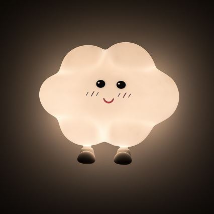 Rabalux - LED Dæmpbar opladelig berøringsbetjent natlampe til børn LED/2,7W/5V 200 mAh sky