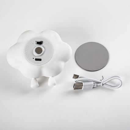 Rabalux - LED Dæmpbar opladelig berøringsbetjent natlampe til børn LED/2,7W/5V 200 mAh sky