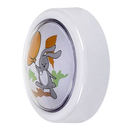 Rabalux - LED natlampe til børn LED/0,3W/2xAA 6000K