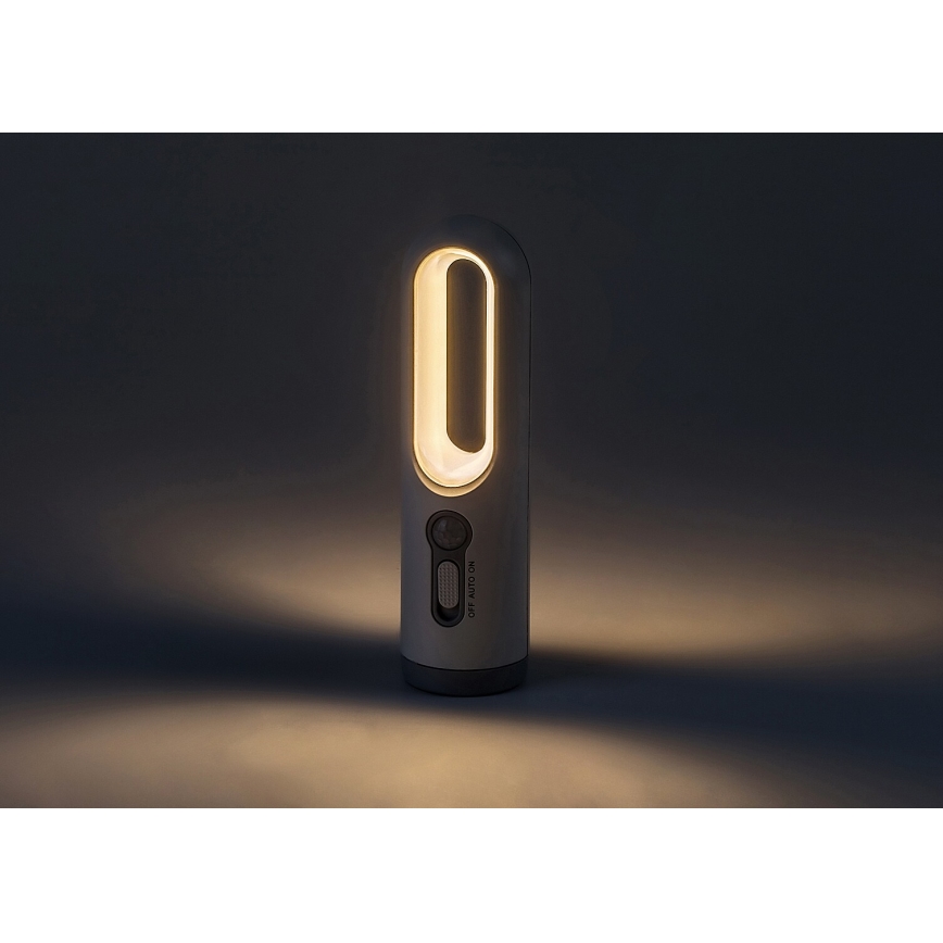 Rabalux - Bærbar LED lampe genopladelig med sensor LED/0,8W/3,7V 3000/7000K