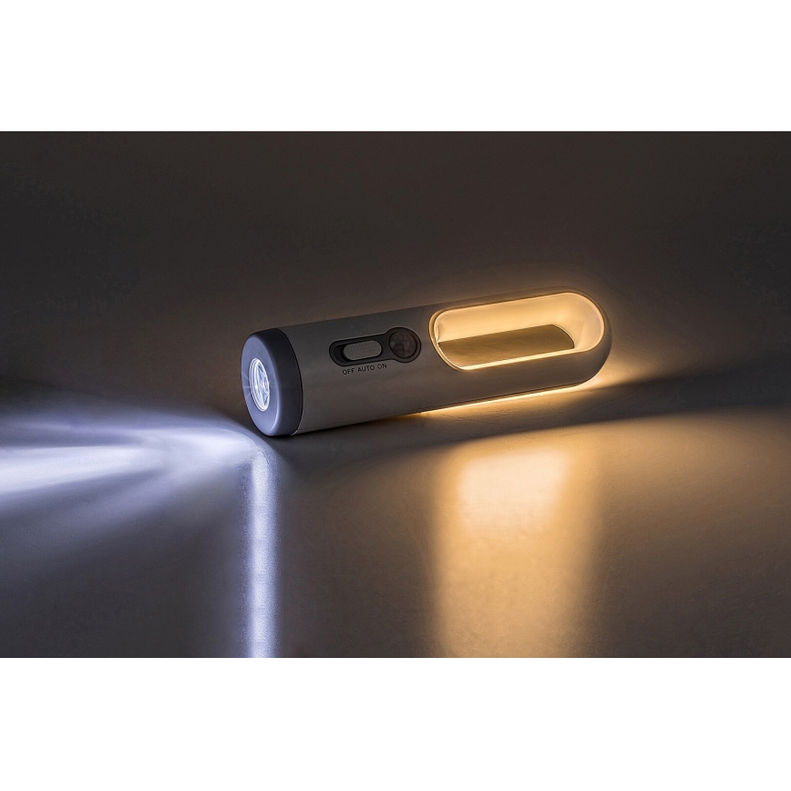 Rabalux - Bærbar LED lampe genopladelig med sensor LED/0,8W/3,7V 3000/7000K