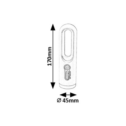 Rabalux - Bærbar LED lampe genopladelig med sensor LED/0,8W/3,7V 3000/7000K