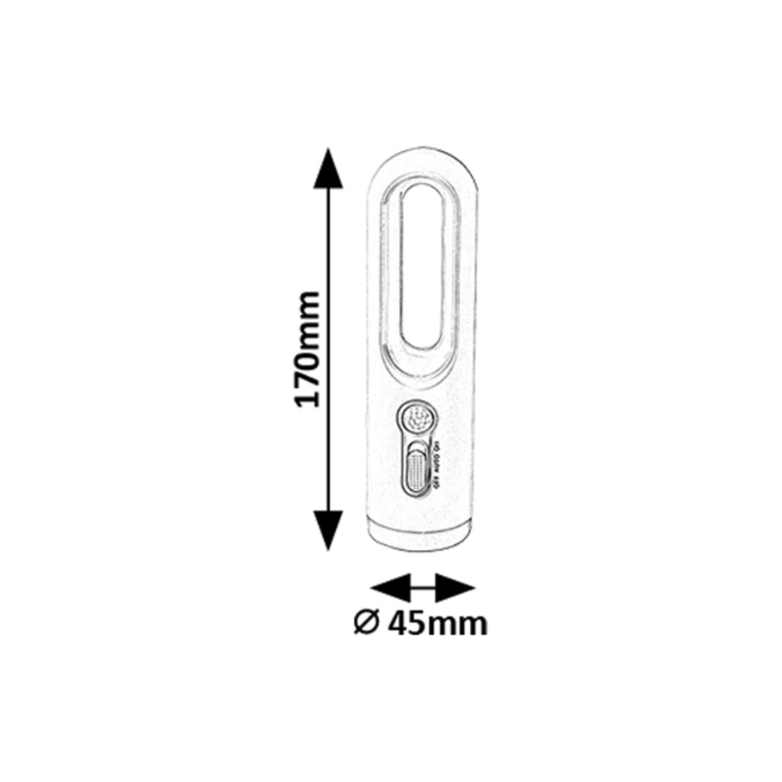 Rabalux - Bærbar LED lampe genopladelig med sensor LED/0,8W/3,7V 3000/7000K