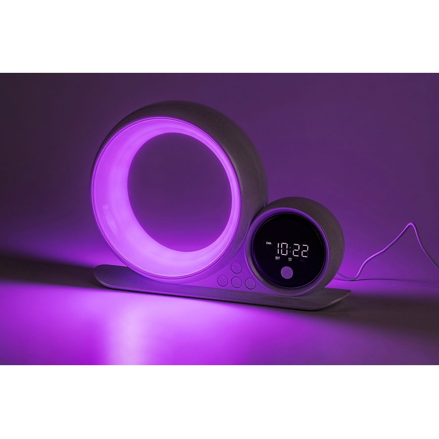 Rabalux - LED RGB Bordlampe med højttaler LED/5W/230V