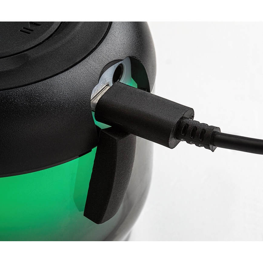 Rabalux - RGB Bordlampe med højttaler RGB/3W/3,7V 500mAh