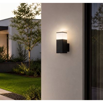 Rabalux - LED udendørs væglampe med stikkontakt LED/10W/230V IP44