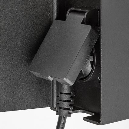 Rabalux - LED udendørs væglampe med stikkontakt LED/10W/230V IP44