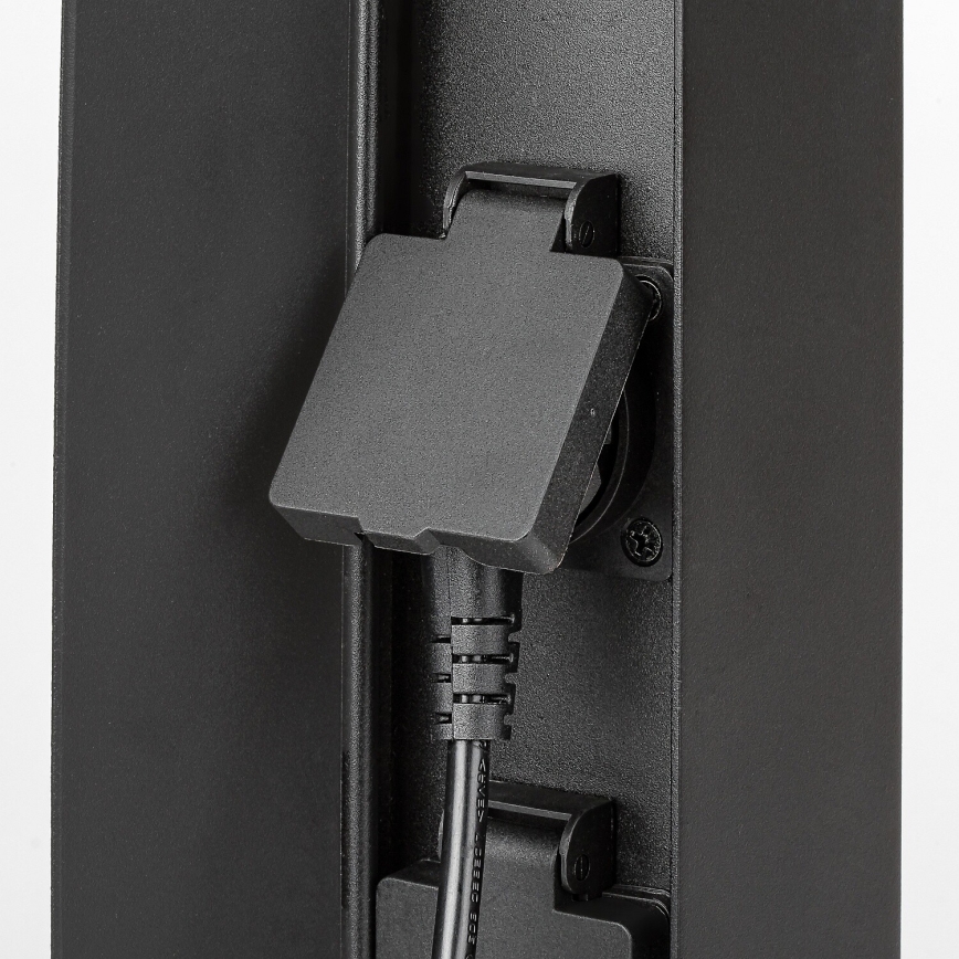 Rabalux - LED udendørs lampe med 2 stikkontakter LED/10W/230V IP44