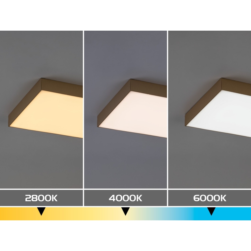 Rabalux - LED badeværelsesloftlampe LED/24W/230V 2800/4000/6000K IP44