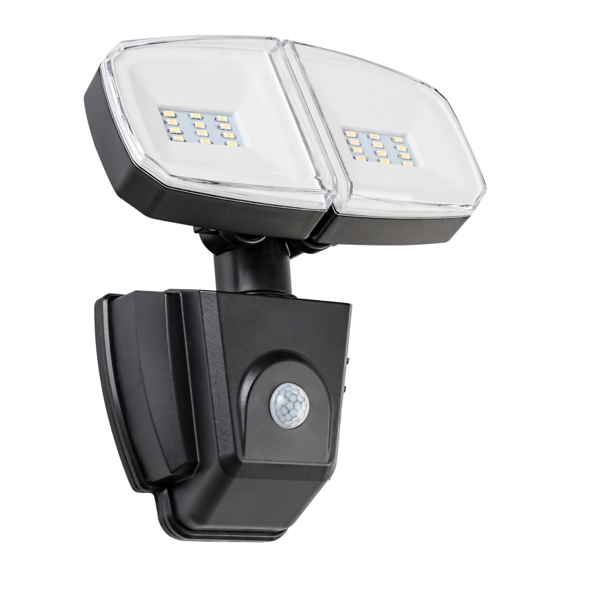 Rabalux - Soldrevet LED projektør med sensor LED/12W/3,7V IP44