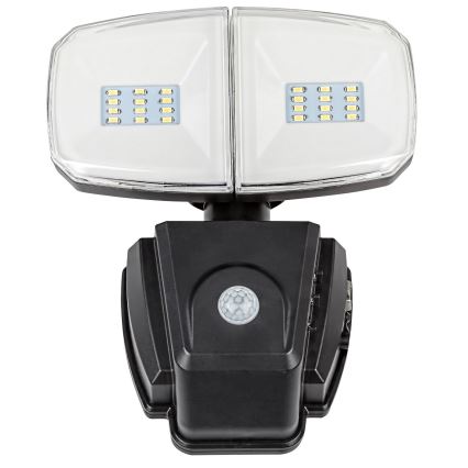 Rabalux - Soldrevet LED projektør med sensor LED/12W/3,7V IP44