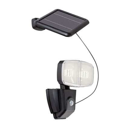 Rabalux - Soldrevet LED projektør med sensor LED/12W/3,7V IP44