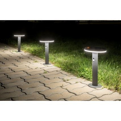 Rabalux - LED solcellelampe med sensor LED/10W/3,7V IP44 2500 mAh