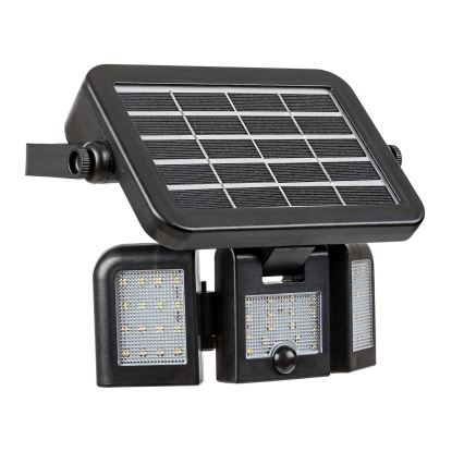 Rabalux - Soldrevet LED projektør med sensor LED/9,6W/3,7V IP44