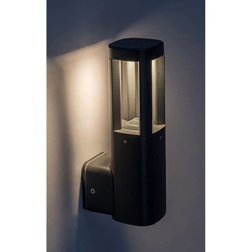 Rabalux - Udendørs LED væglampe LED/7W/230V IP54 antracit