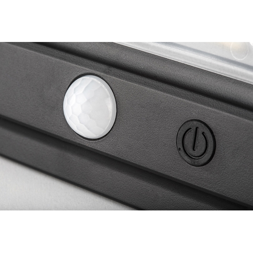Rabalux - LED solcelle væglampe med sensor LED/7W/3,7V IP54 sort 3000 mAh