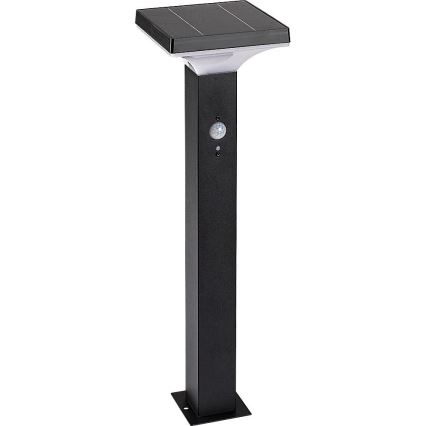 Rabalux - LED solcellelampe med sensor LED/4W/3,7V IP44 sort 2200 mAh