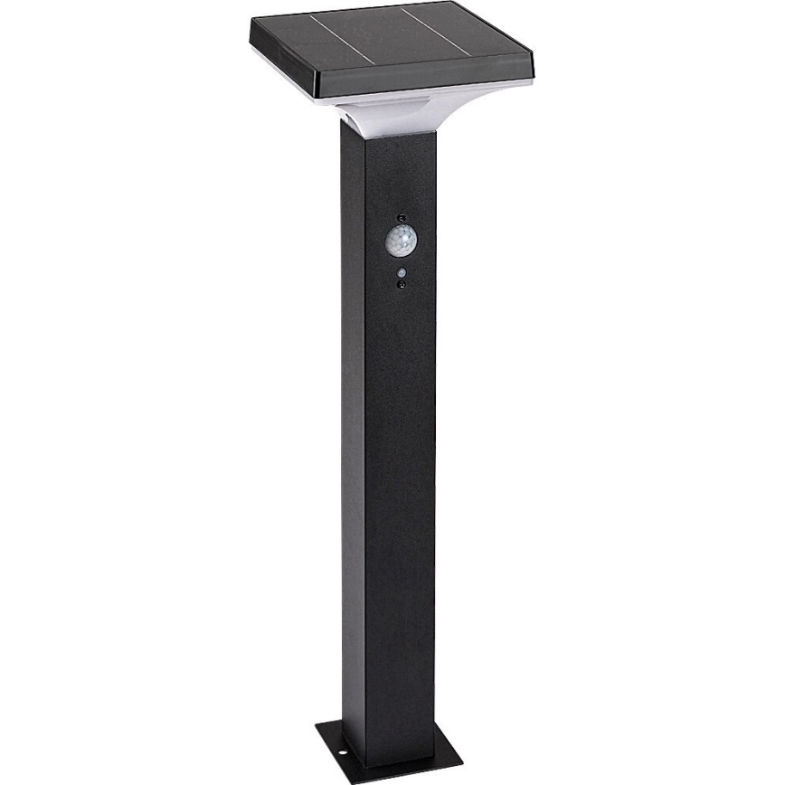 Rabalux - LED solcellelampe med sensor LED/4W/3,7V IP44 sort 2200 mAh