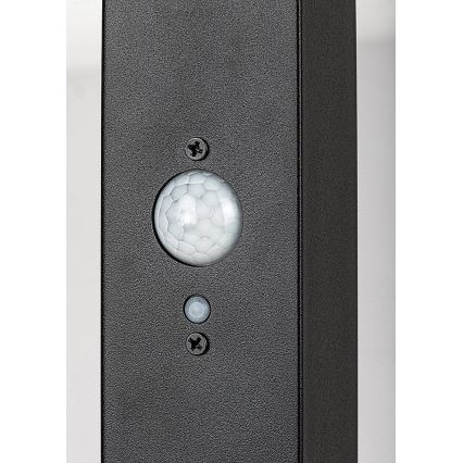 Rabalux - LED solcellelampe med sensor LED/4W/3,7V IP44 sort 2200 mAh