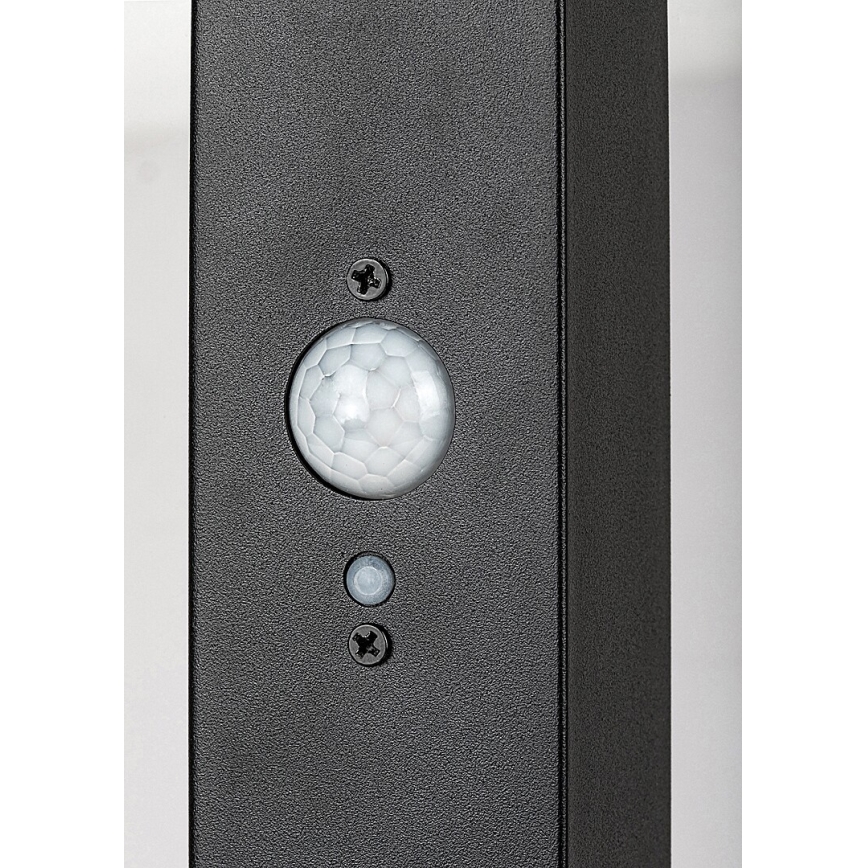 Rabalux - LED solcellelampe med sensor LED/4W/3,7V IP44 sort 2200 mAh