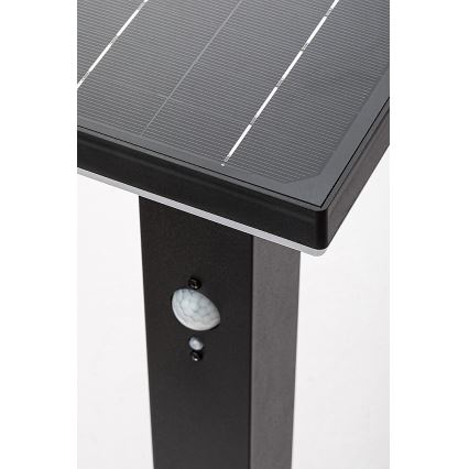Rabalux - LED solcellelampe med sensor LED/4W/3,7V IP44 sort 2200 mAh