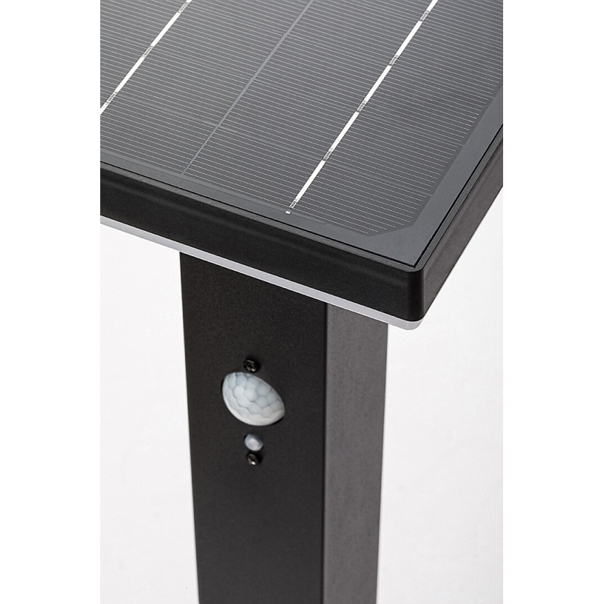 Rabalux - LED solcellelampe med sensor LED/4W/3,7V IP44 sort 2200 mAh