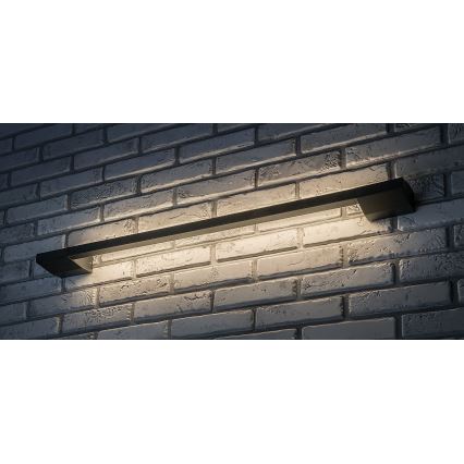 Rabalux - Udendørs væglampe LED/8W/230V IP54 59,5 cm sort