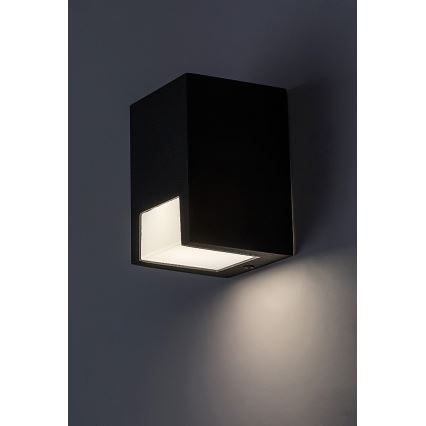 Rabalux - Udendørs væglampe 1xGU10/7W/230V IP44 sort