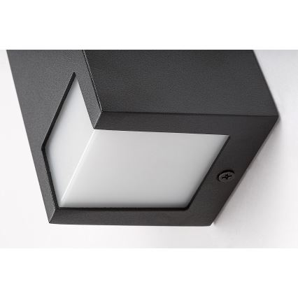 Rabalux - Udendørs væglampe 1xGU10/7W/230V IP44 sort