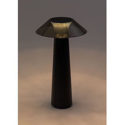 Rabalux - LED Genopladelig bordlampe m. touch-funktion dæmpbar LED/5W/5V IP44 sort