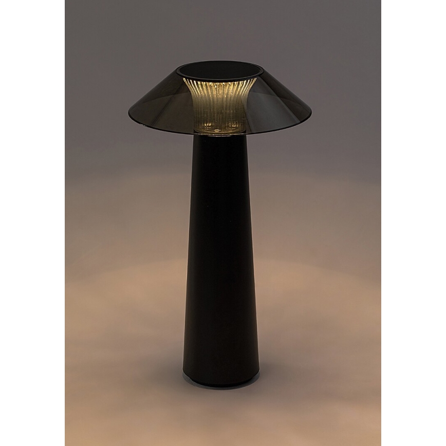 Rabalux - LED Genopladelig bordlampe m. touch-funktion dæmpbar LED/5W/5V IP44 sort