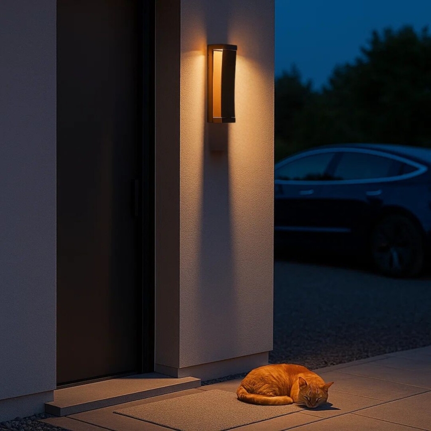 Rabalux - LED udendørs væglampe LED/13W/230V IP65 brun