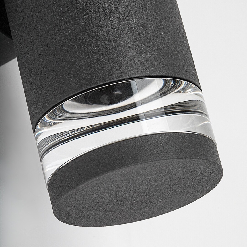 Rabalux - Udendørs væglampe 2xGU10/10W/230V IP54 antracit