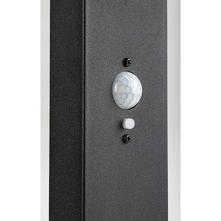 Rabalux - Dæmpbar LED-solcelle udendørslampe med sensor LED/4,4W/3,7V IP54 antracit 2200 mAh