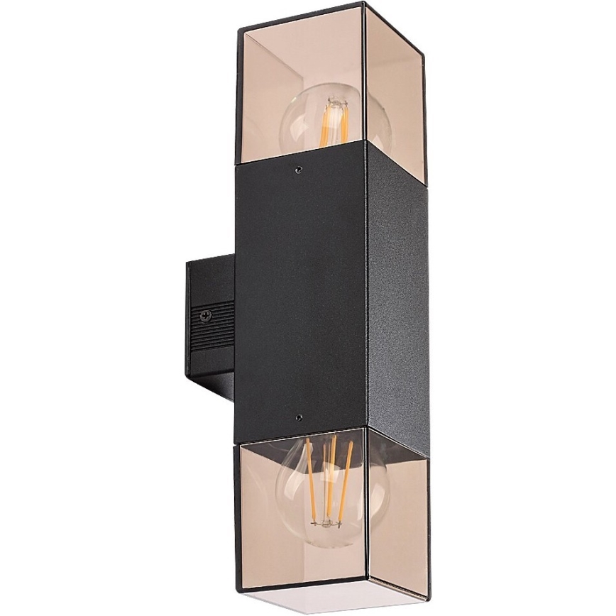 Rabalux - Udendørs væglampe 2xE27/60W/230V IP54 sort