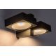 Rabalux - Udendørs LED væglampe 2xLED/7W/230V IP54 antracit