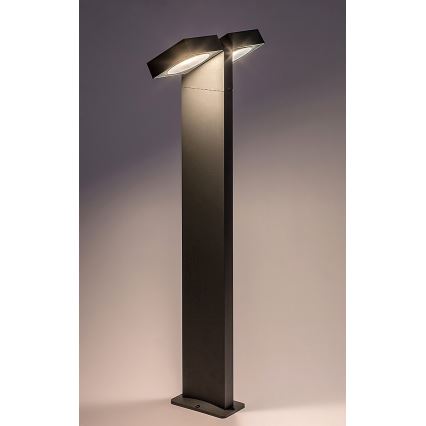 Rabalux - Udendørs LED lampe fleksibel 2xLED/7W/230V IP54 antracit