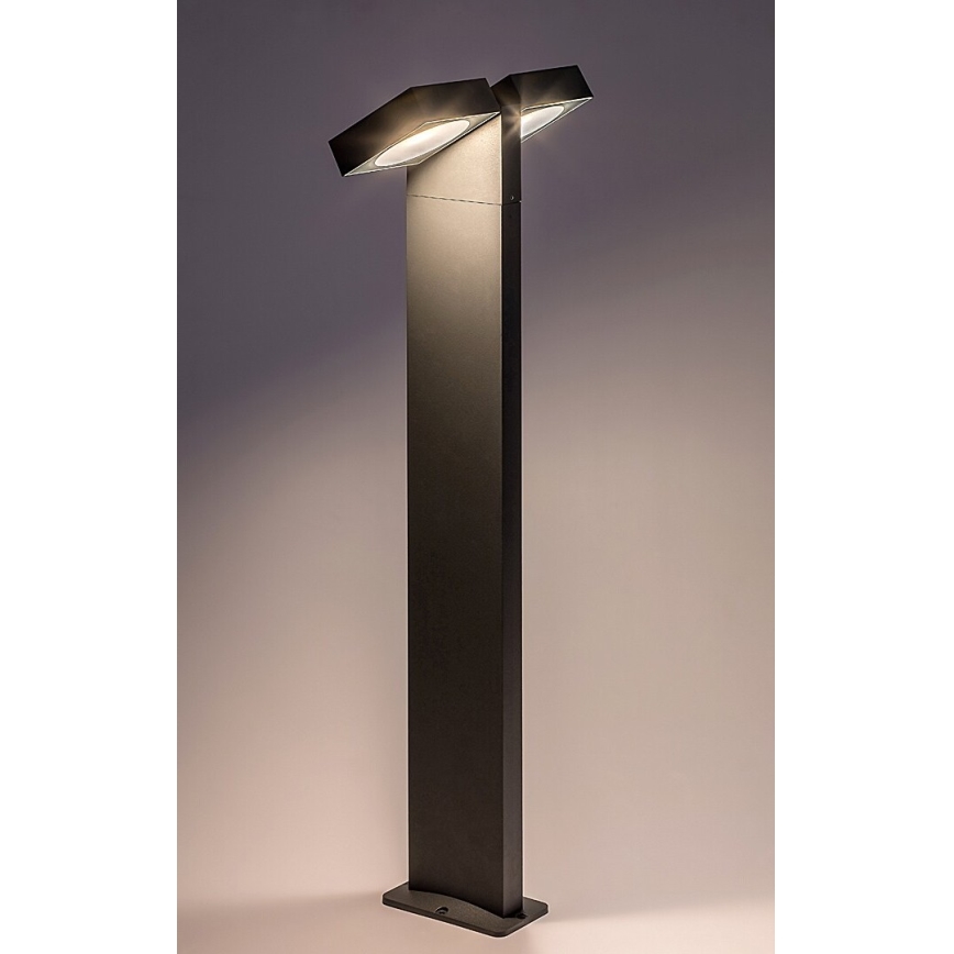 Rabalux - Udendørs LED lampe fleksibel 2xLED/7W/230V IP54 antracit