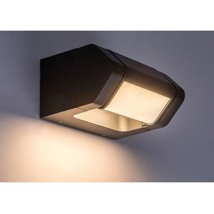 Rabalux - Udendørs LED væglampe fleksibel LED/8W/230V IP54 antracit