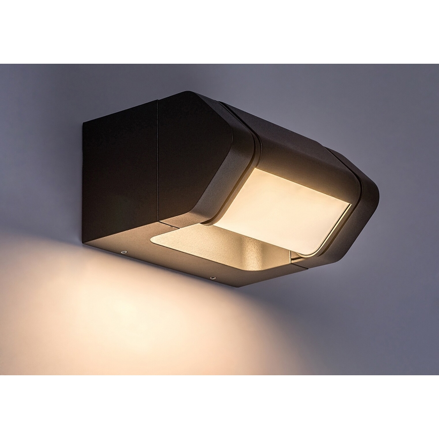Rabalux - Udendørs LED væglampe fleksibel LED/8W/230V IP54 antracit