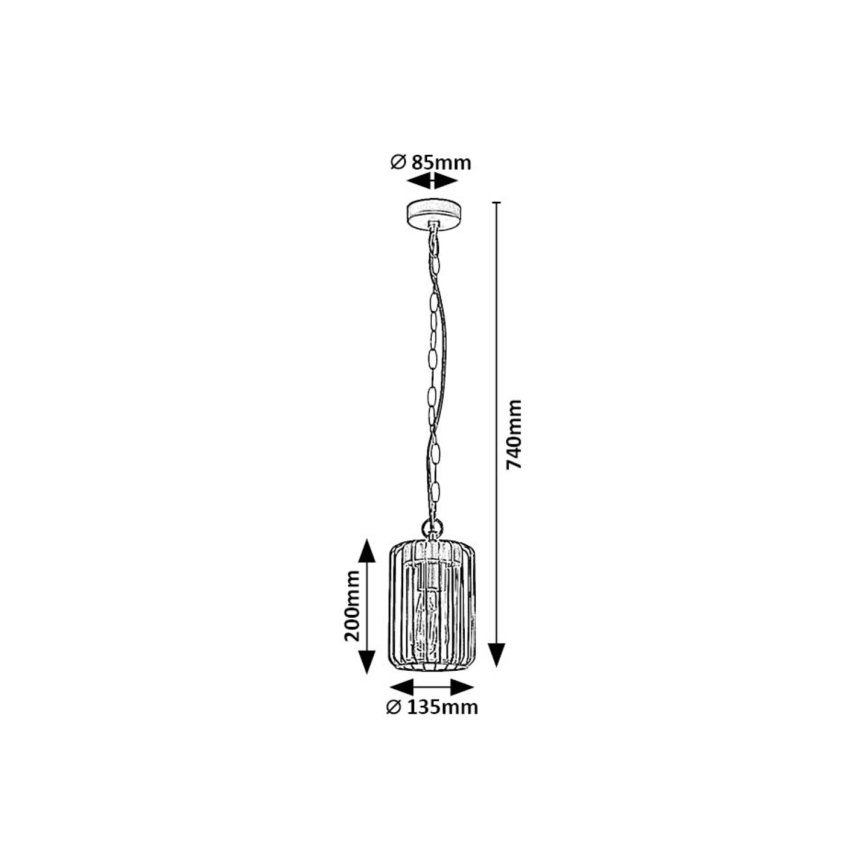 Rabalux - Udendørspendel 1xE27/40W/230V IP44