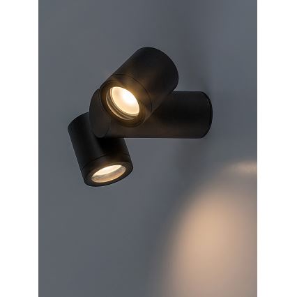Rabalux - Udendørs væglampe 2xGU10/35W/230V IP44